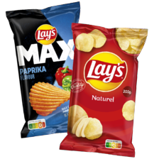 Lay's flat chips of max